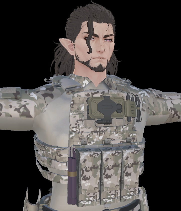 【VRCHAT想定】オペレーターセット 男性用