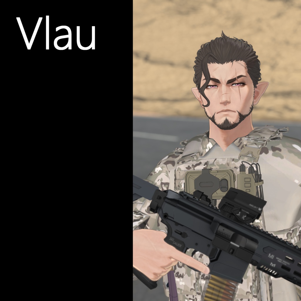 【VRCHAT想定】オペレーターセット 男性用