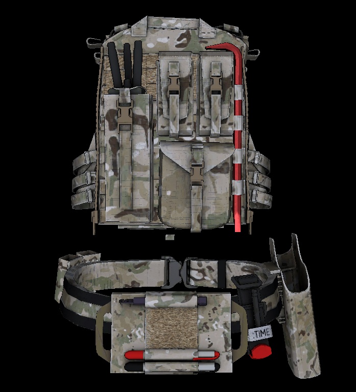 【VRCHAT想定】オペレーターセット 男性用