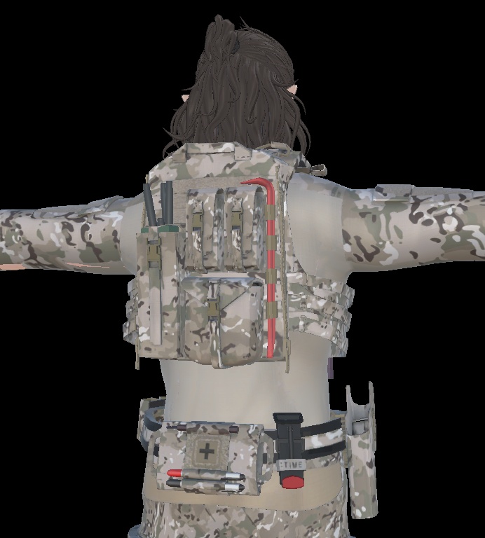 【VRCHAT想定】オペレーターセット 男性用