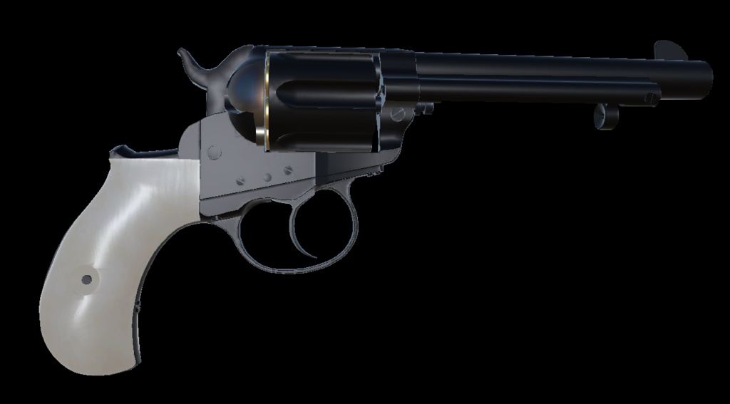 【VRChat想定】Colt M1877 thunderer