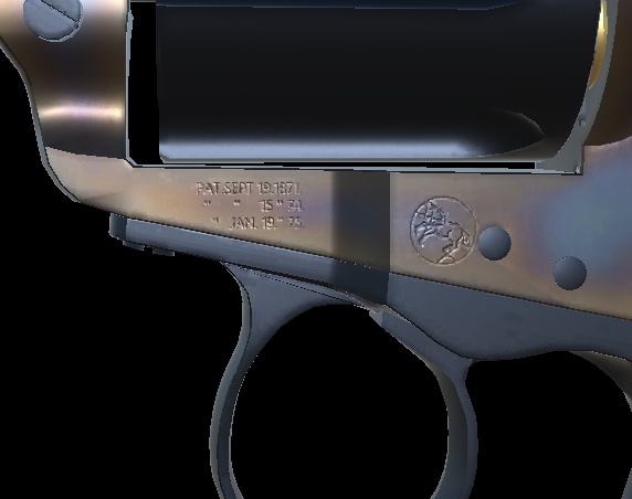 【VRChat想定】Colt M1877 thunderer