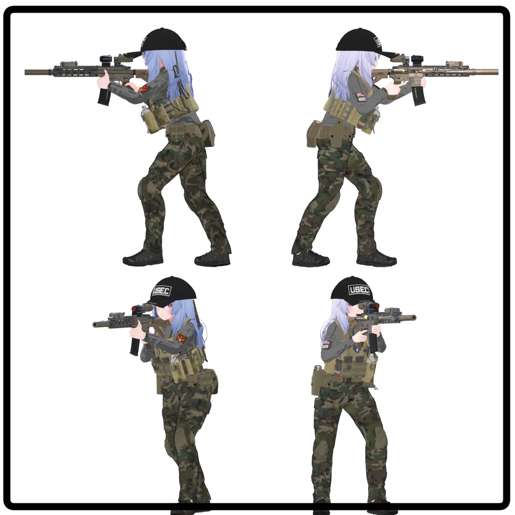 【VRCHAT想定】MARSOC衣装セット