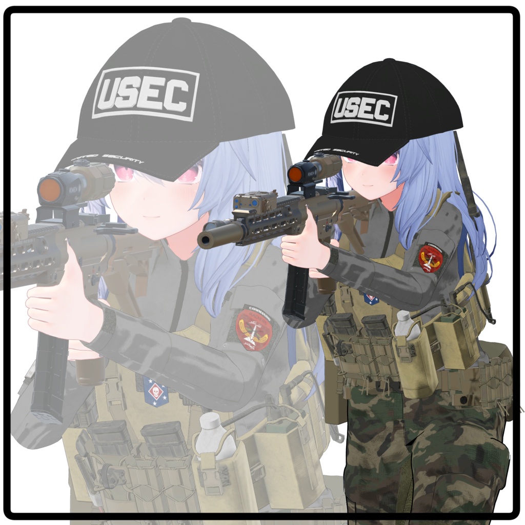 【VRCHAT想定】MARSOC衣装セット