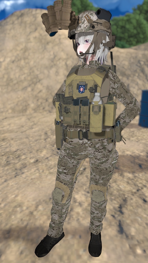 【VRCHAT想定】MARSOC衣装セット