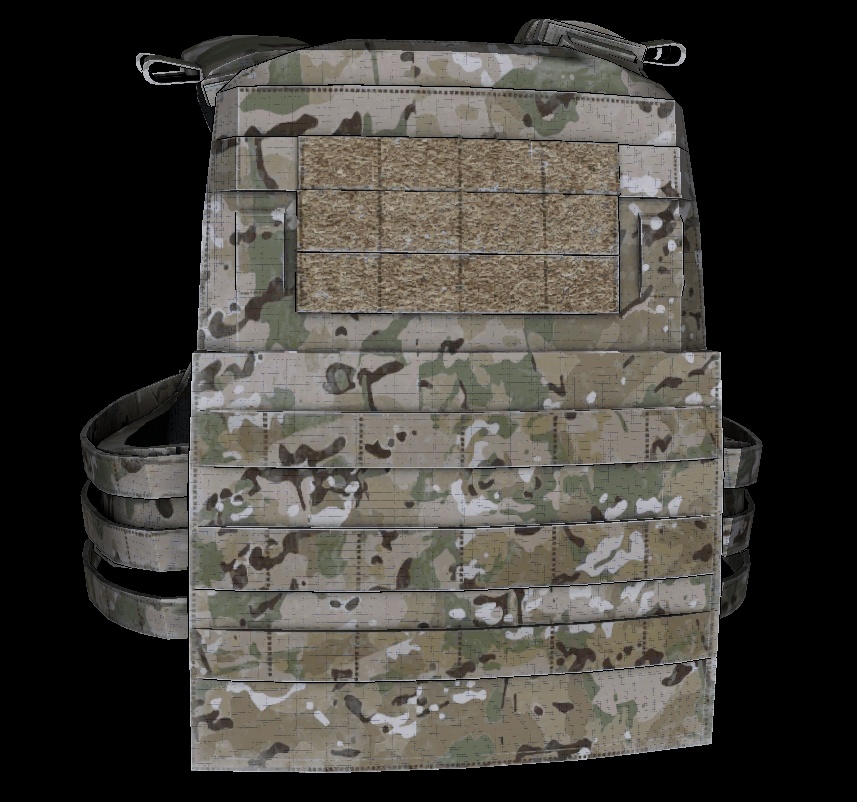 【VRCHAT想定】プレートキャリア&ベルトセット