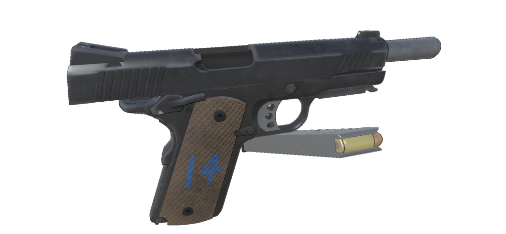 【VRCHAT想定】SOPMOD BLOCK2アサルトライフル&DET-1ピストル