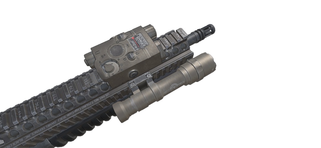 【VRCHAT想定】SOPMOD BLOCK2アサルトライフル&DET-1ピストル