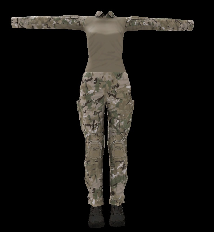 【VRCHAT想定】G3コンバットウェア