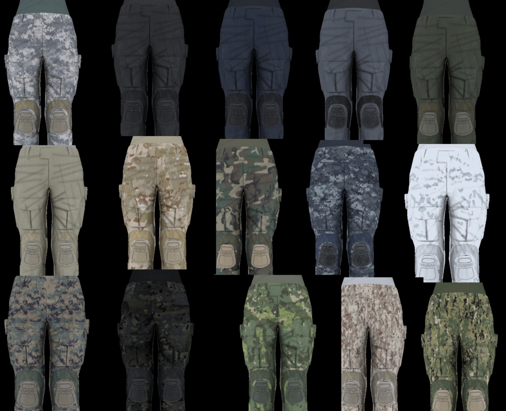 【VRCHAT想定】G3コンバットウェア