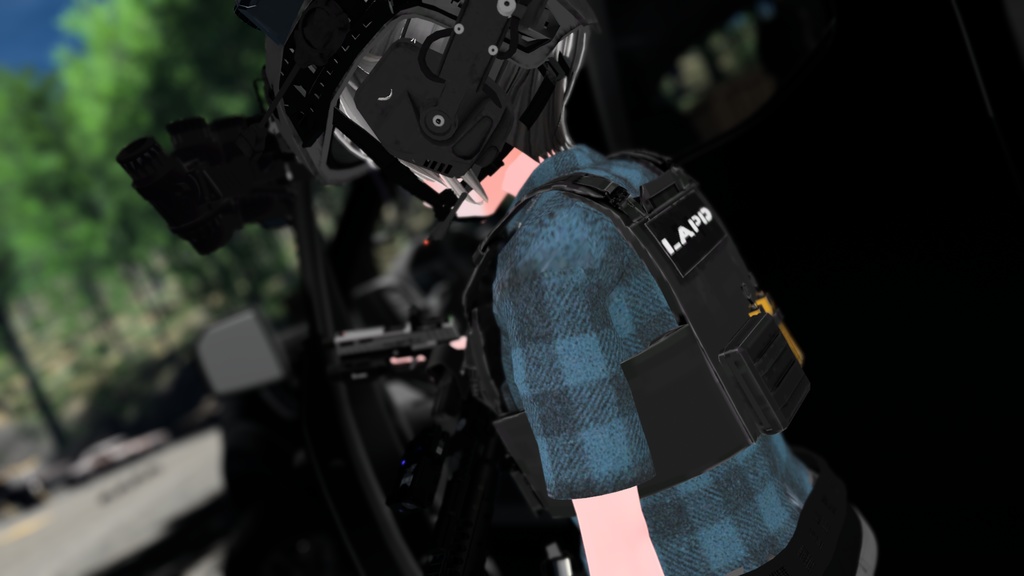 【VRCHAT想定】POLICE SET