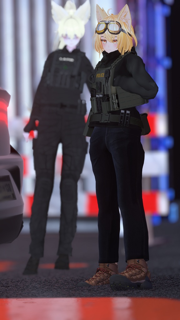 【VRCHAT想定】POLICE SET