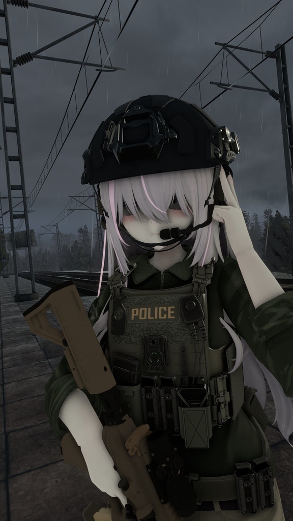 【VRCHAT想定】POLICE SET