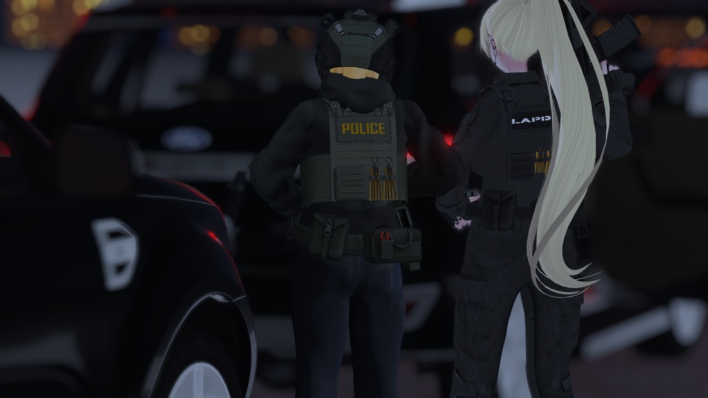 【VRCHAT想定】POLICE SET