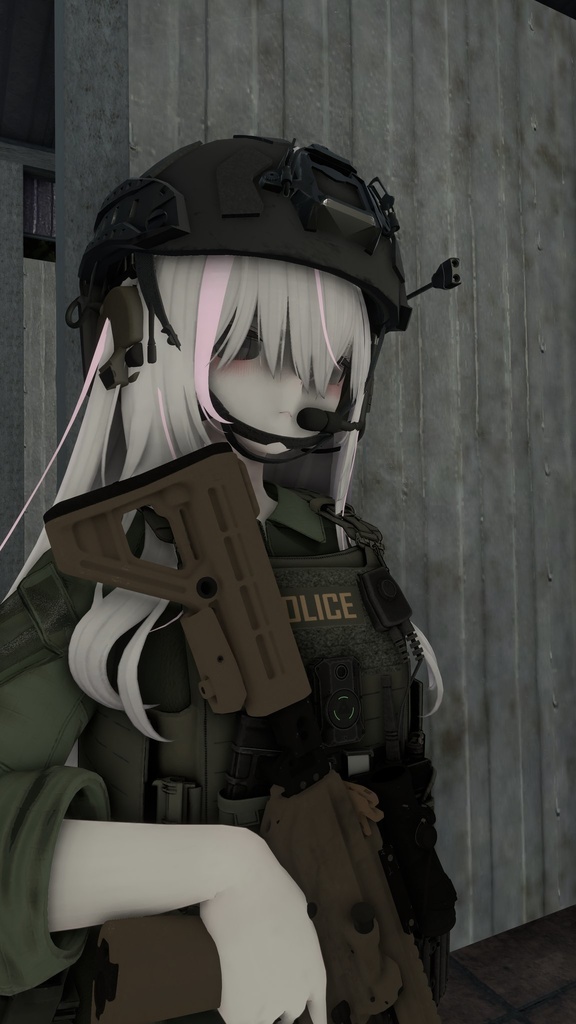 【VRCHAT想定】POLICE SET