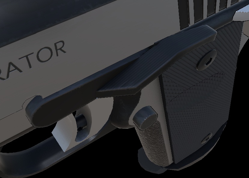 【VRCHAT想定】SFA Long Comp Custom ハンドガン
