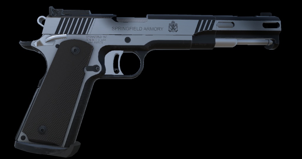 【VRCHAT想定】SFA Long Comp Custom ハンドガン