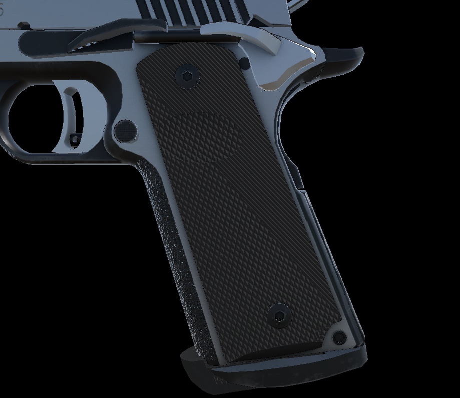 【VRCHAT想定】SFA Long Comp Custom ハンドガン