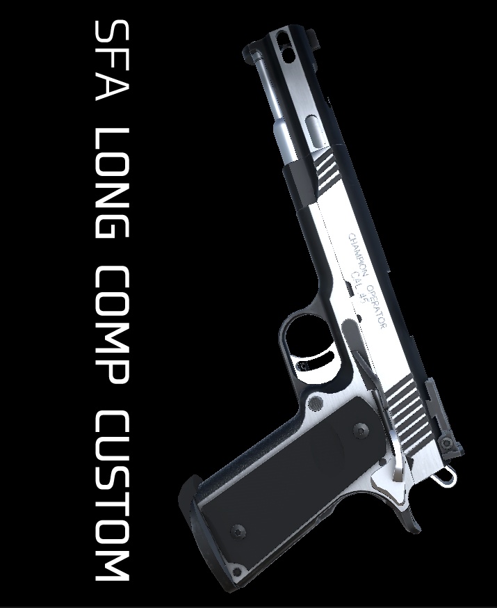 【VRCHAT想定】SFA Long Comp Custom ハンドガン