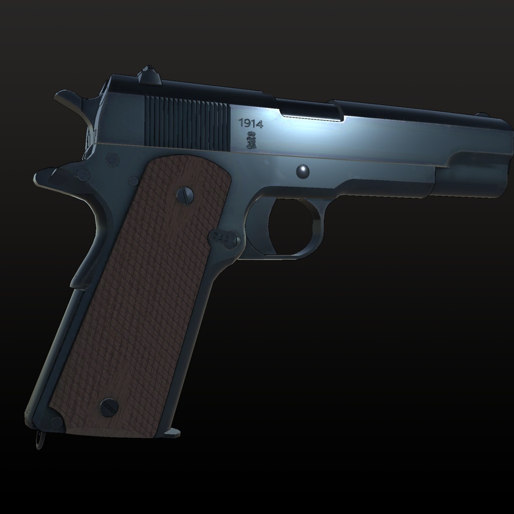 【VRChat想定】コングスベルク コルトM1914