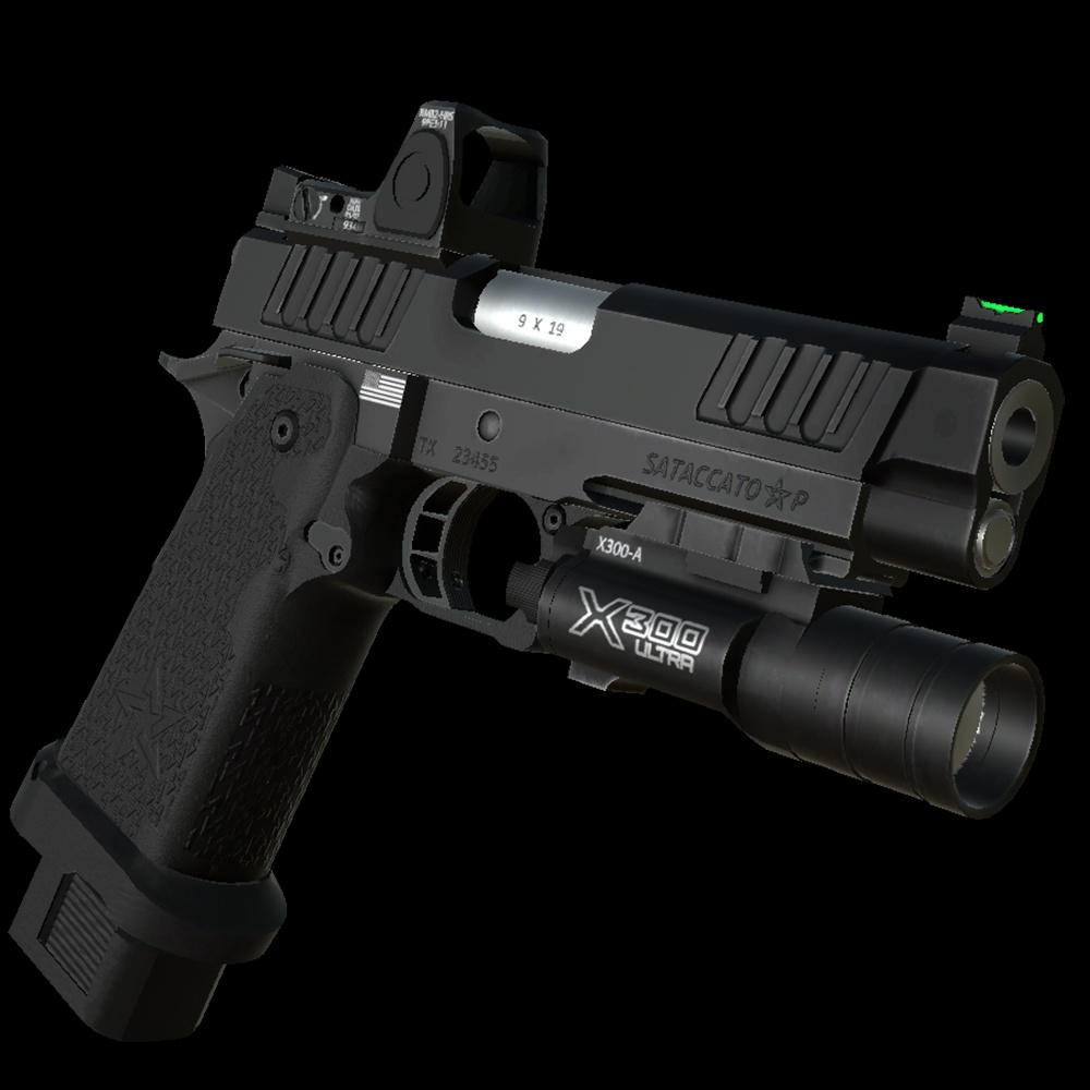 【VRChat想定】2011 STACCATO P Duty Pistol