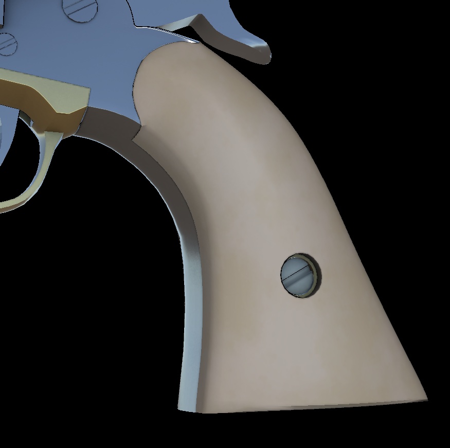 【VRCHAT想定】M1858 リボルバー 45LCコンバーション