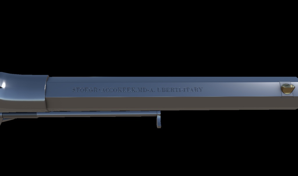 【VRCHAT想定】M1858 リボルバー 45LCコンバーション