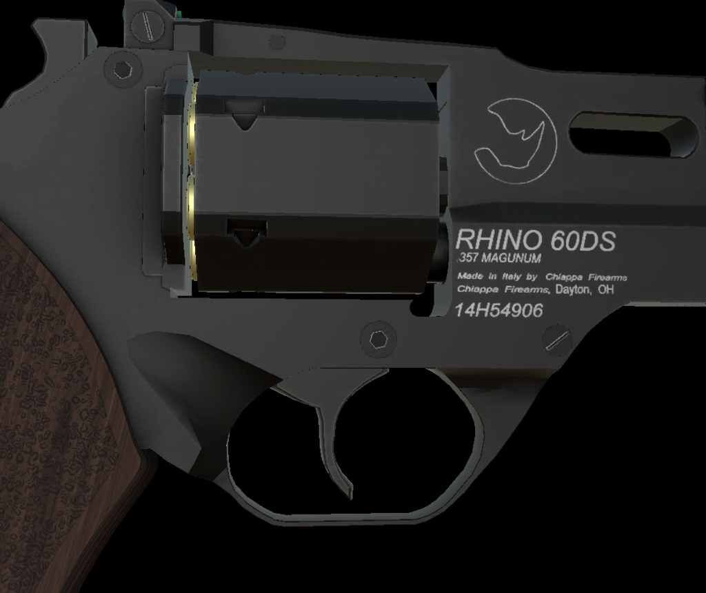 【VRCHAT想定】チアッパ ライノ リボルバー