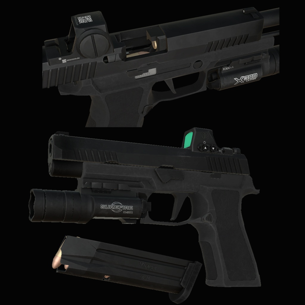 【VRCHAT想定】しなの用PMC風装備:Contractor