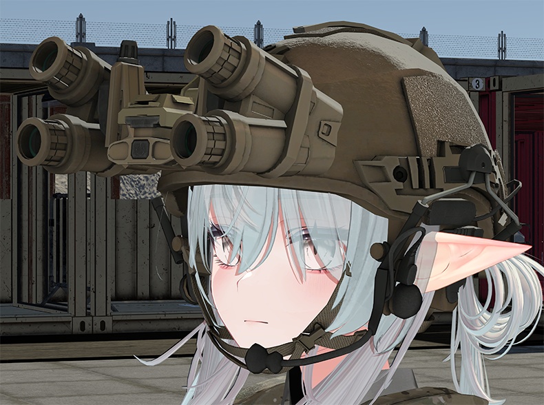 【VRCHAT想定】しなの用PMC風装備:Contractor