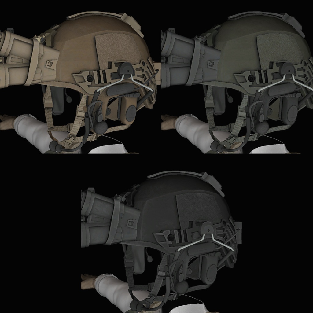 【VRCHAT想定】しなの用PMC風装備:Contractor