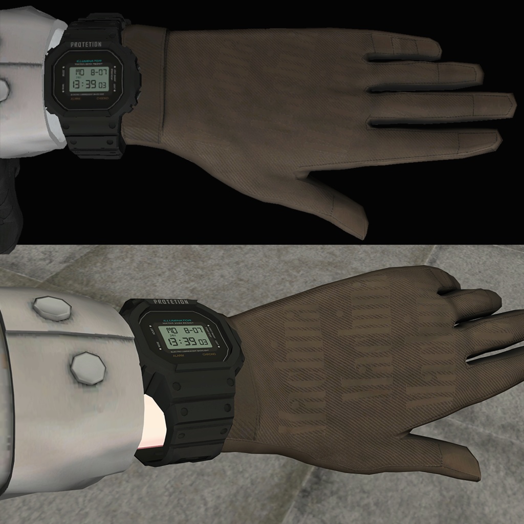 【VRCHAT想定】しなの用PMC風装備:Contractor