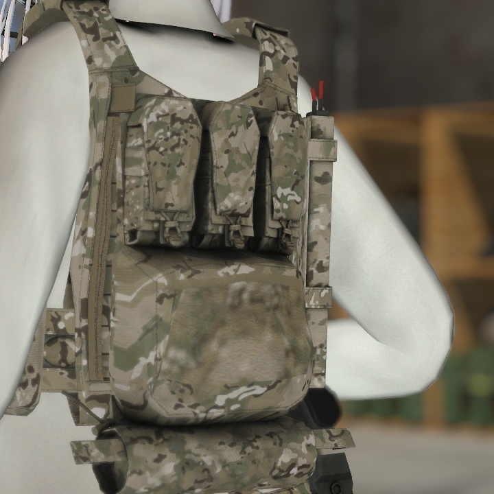 【VRCHAT想定】しなの用PMC風装備:Contractor