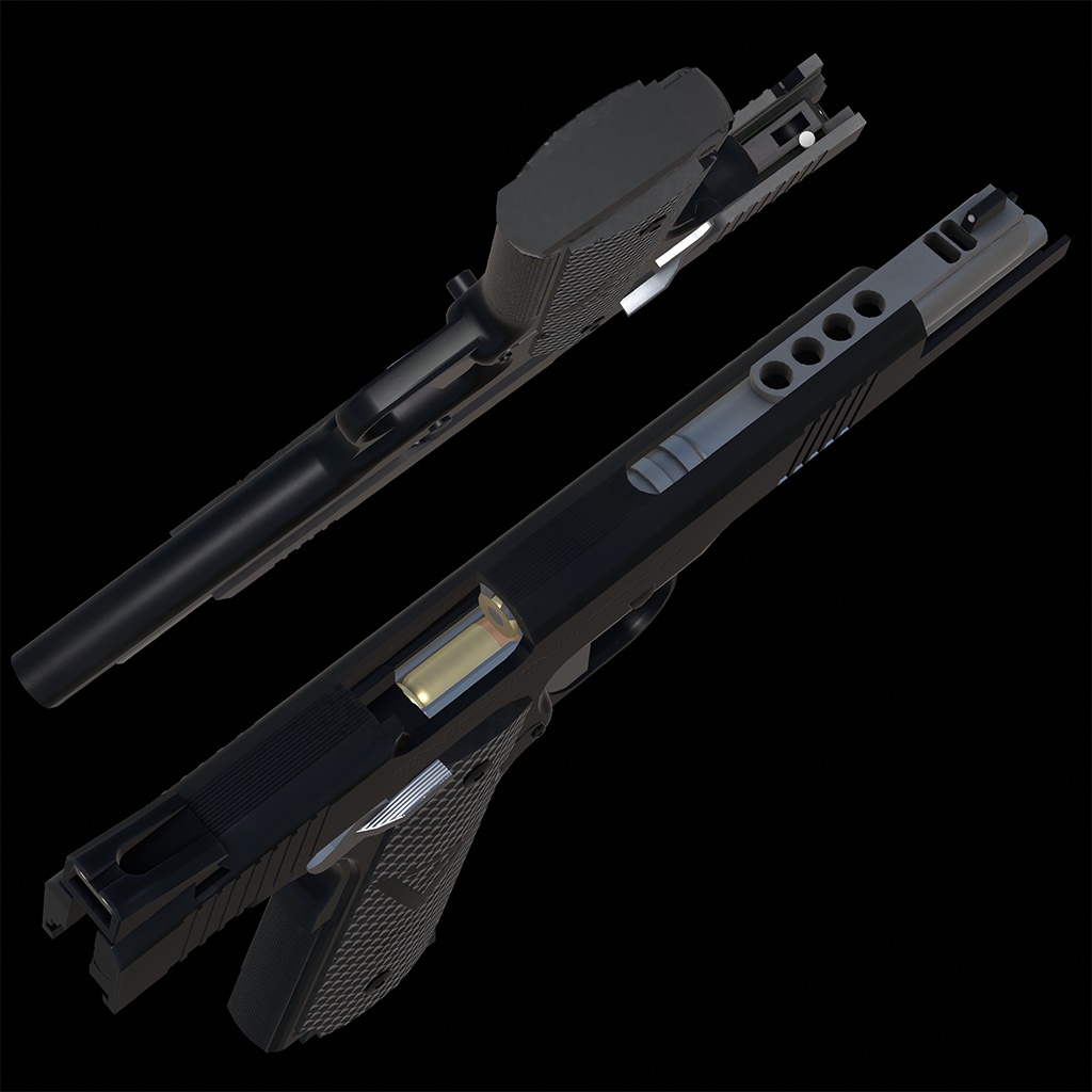 2000人フォロワー記念品【VRChat想定】INFINITY IED ピストル