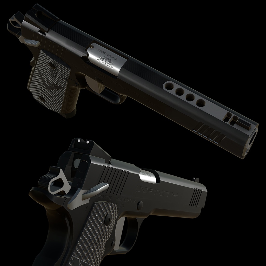 2000人フォロワー記念品【VRChat想定】INFINITY IED ピストル