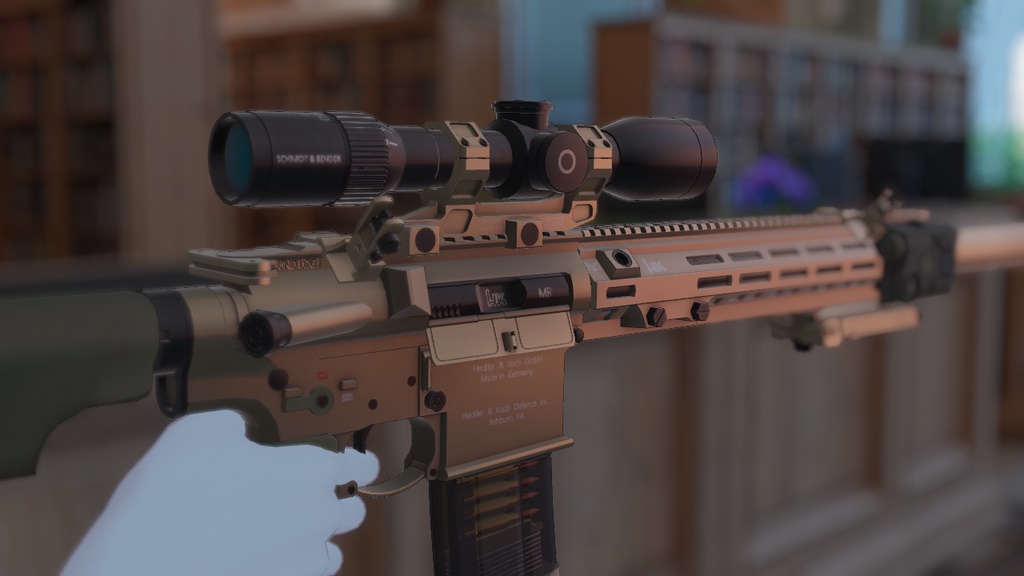 【VRChat想定】M110A1 ライフル