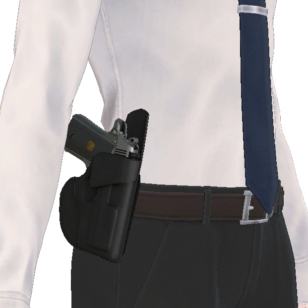 【VRChat想定】Colt Mustang PocketLite ピストル