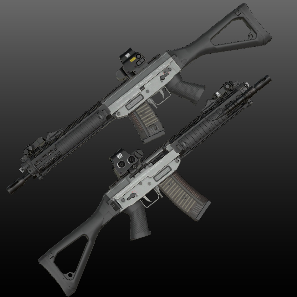 【VRChat想定】SIG SG551 アサルトライフル