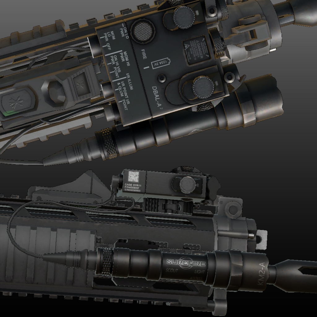 【VRChat想定】SIG SG551 アサルトライフル