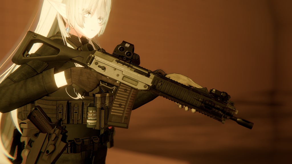 【VRChat想定】SIG SG551 アサルトライフル