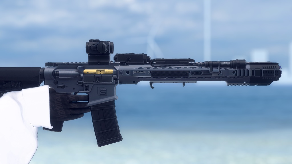 【VRChat想定】SAI GRY 14.5インチ ライフル