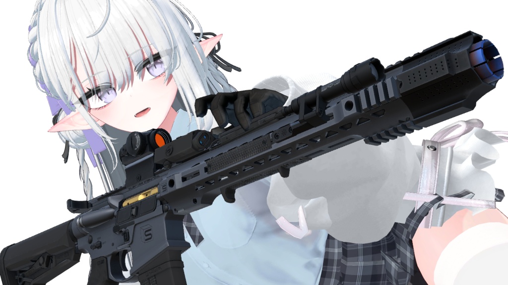 【VRChat想定】SAI GRY 14.5インチ ライフル