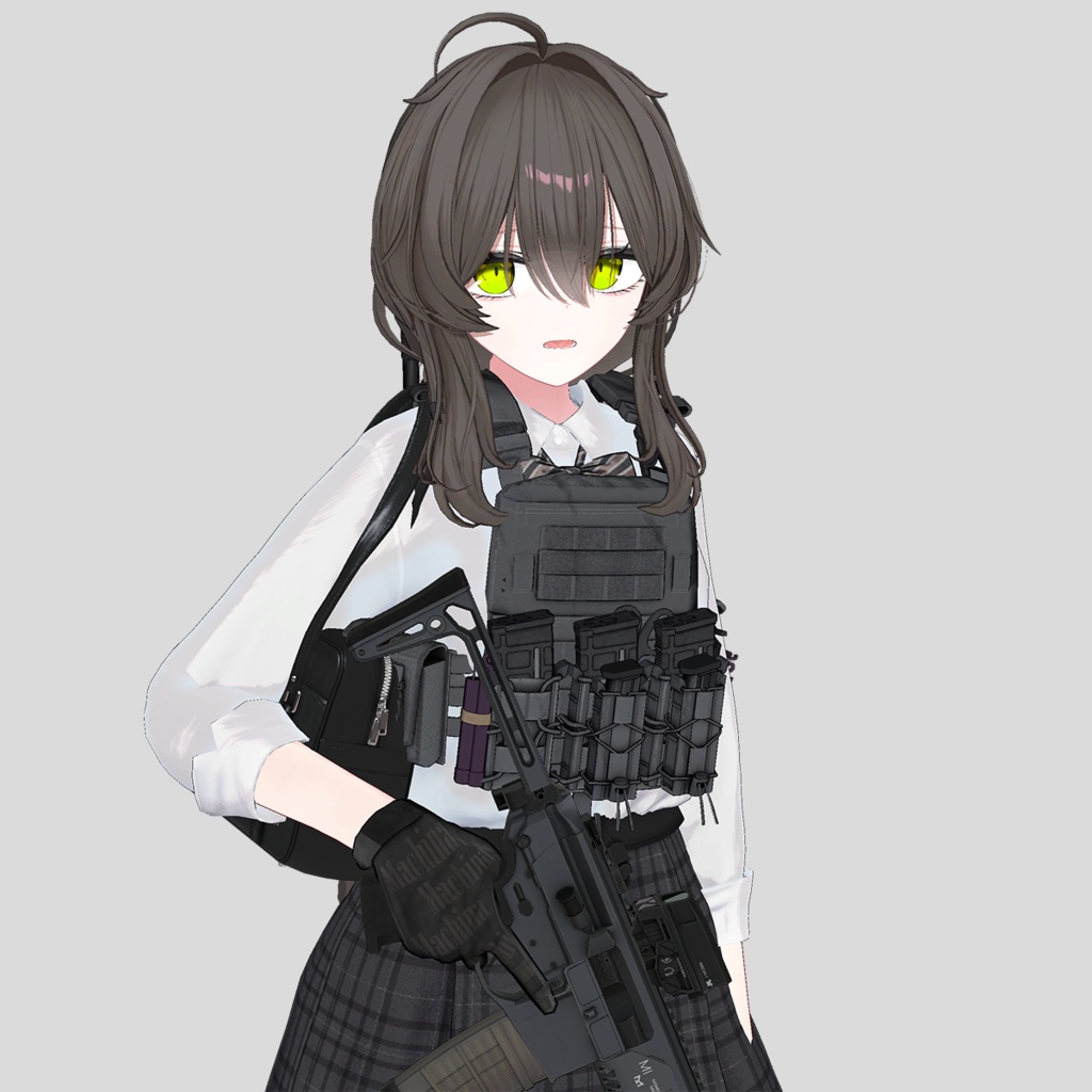 【VRCHAT想定】CRYE AVS プレートキャリア