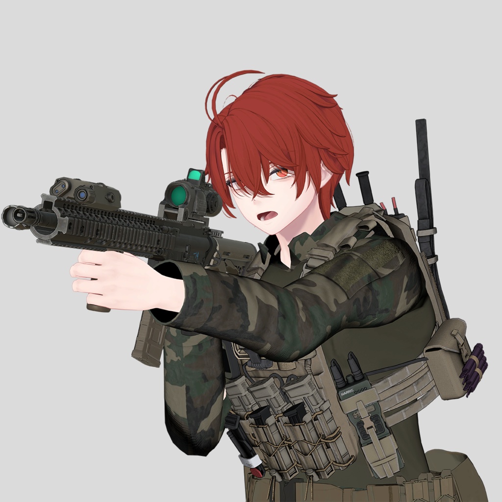 【VRCHAT想定】CRYE AVS プレートキャリア