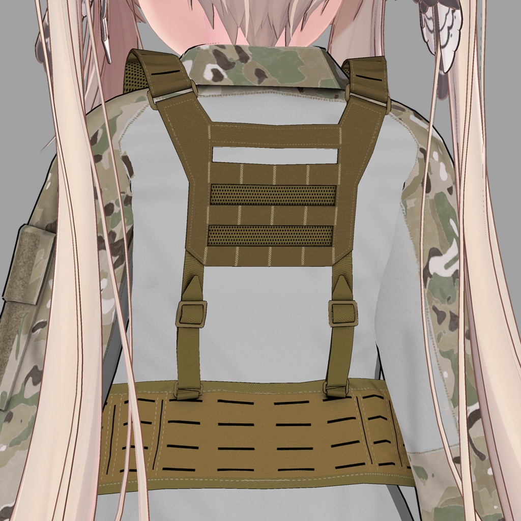 【VRCHAT想定】DA_MOSQUITO_Harnessリグ