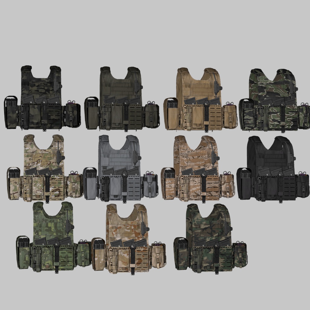 【VRCHAT想定】LV-119 プレートキャリア