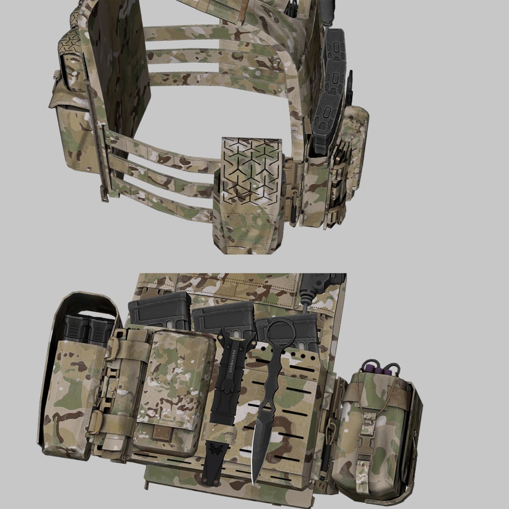 【VRCHAT想定】LV-119 プレートキャリア