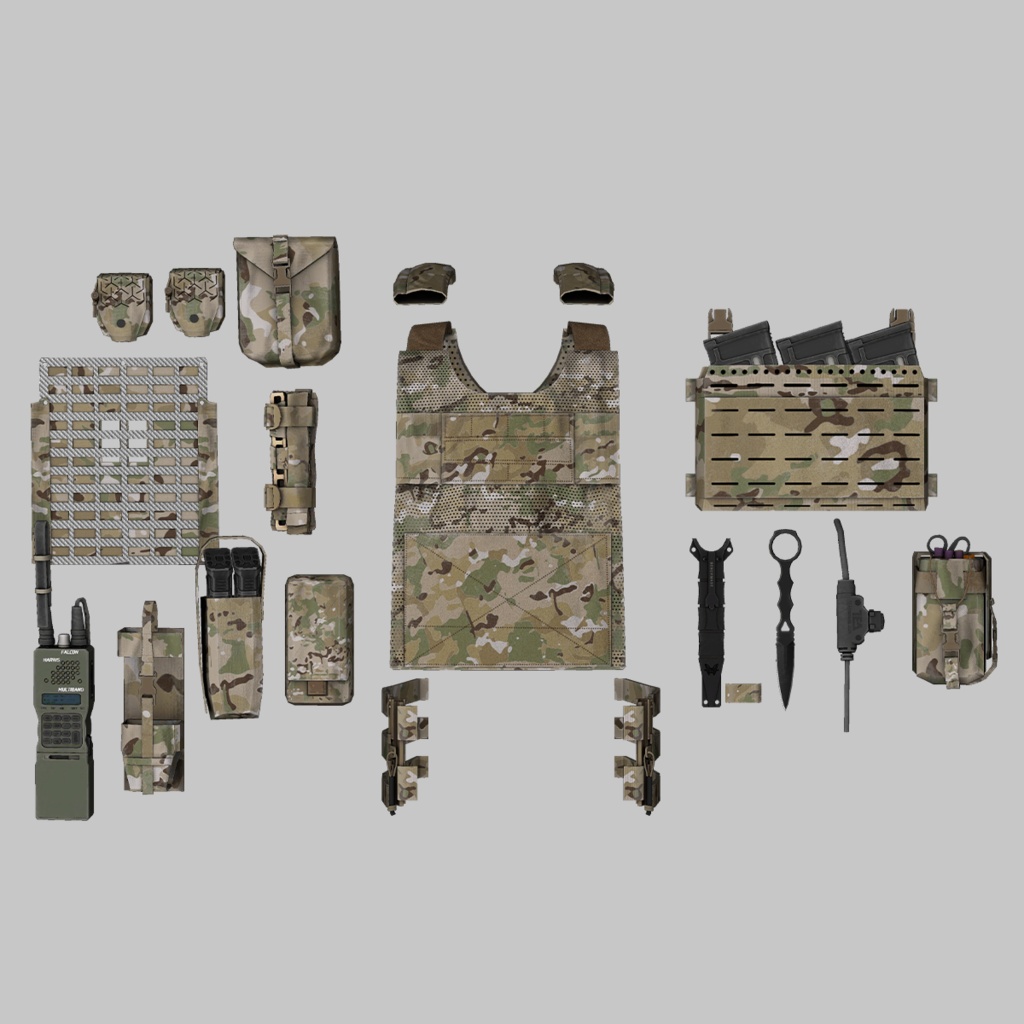 【VRCHAT想定】LV-119 プレートキャリア