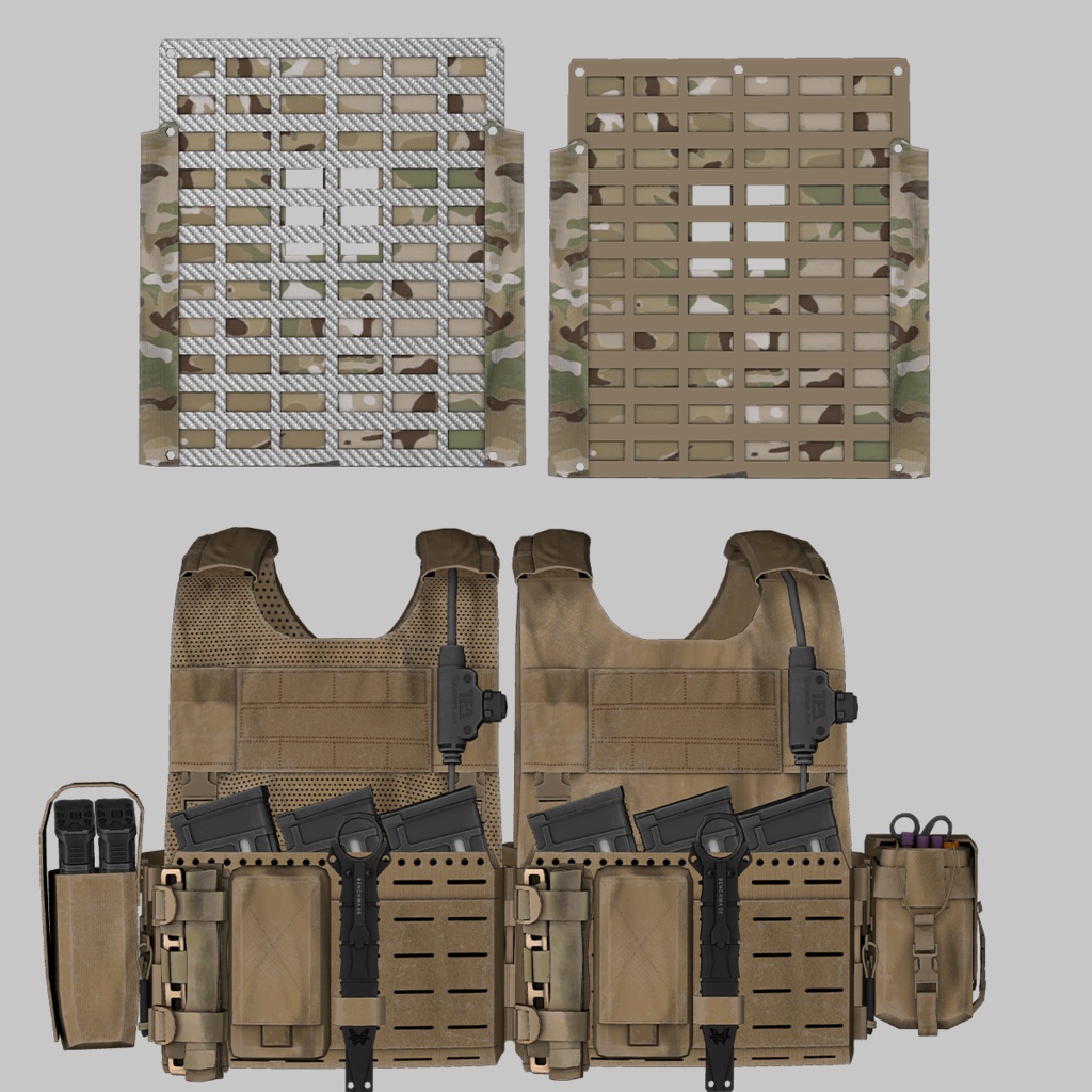 【VRCHAT想定】LV-119 プレートキャリア