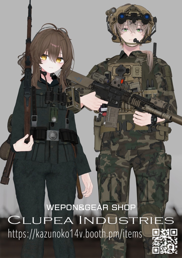 VRChatワールド掲載向け クルペアインダストリーズ　ポスター